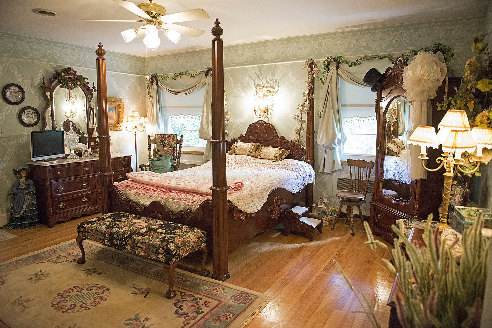 Inside the home on the Du Quoin State Fairgrounds